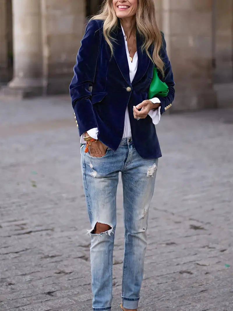 Caterina™ | Eleganter Blazer aus Samt
