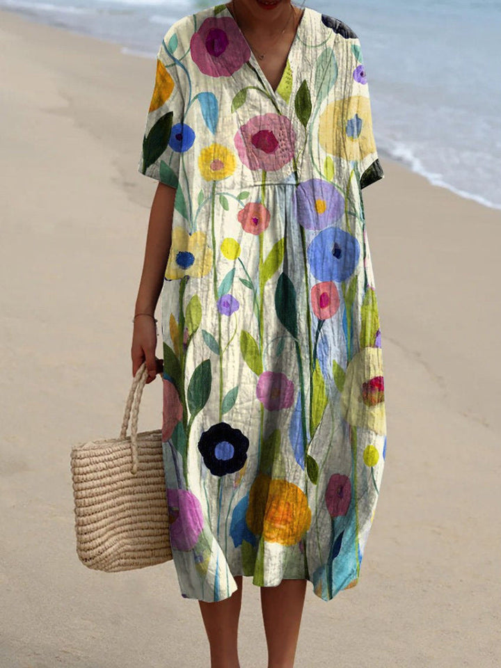Nicka™ | Kleid mit lebendigem Blumenmuster