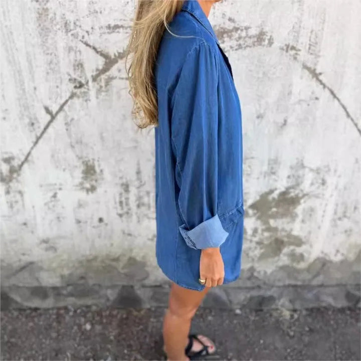Birgit™ | Lässiger Denim-Blazer