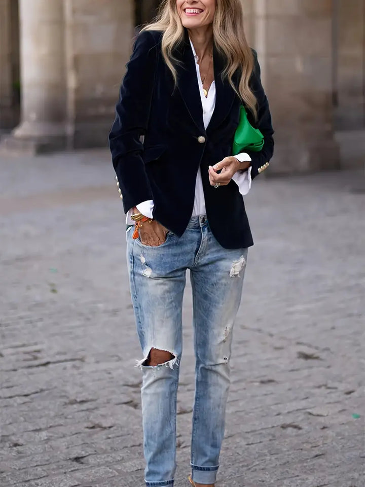 Caterina™ | Eleganter Blazer aus Samt