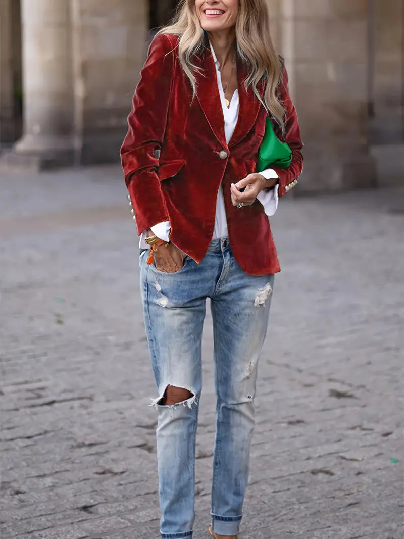 Caterina™ | Eleganter Blazer aus Samt