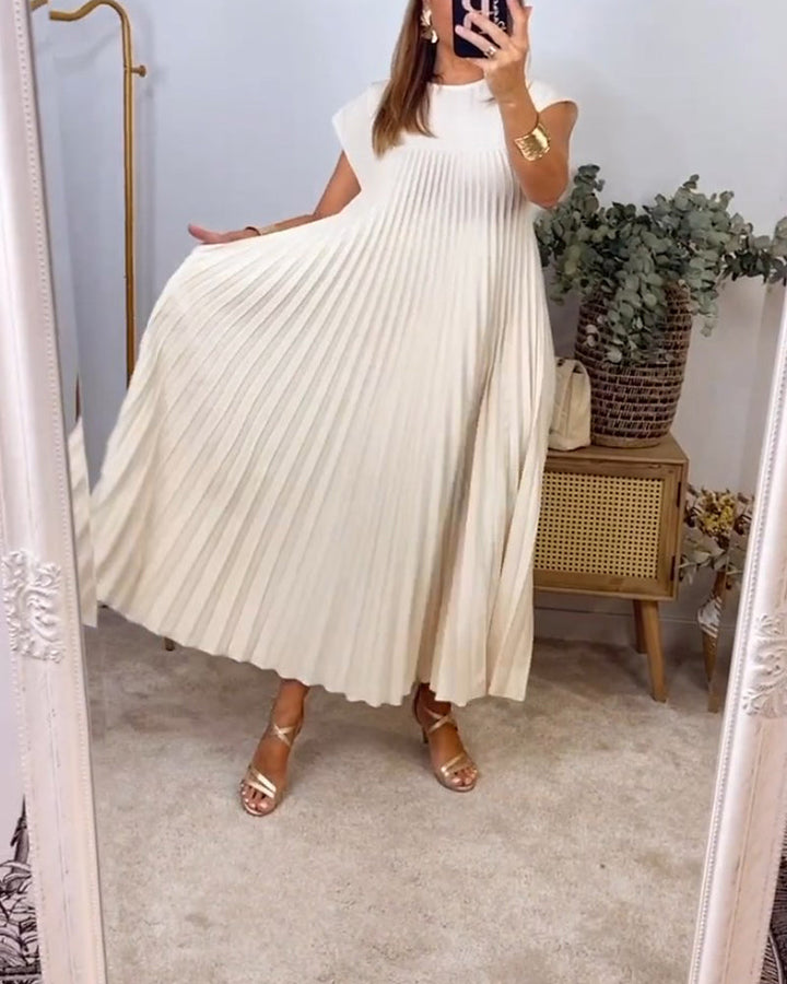 Edith™ | Falten-Maxikleid