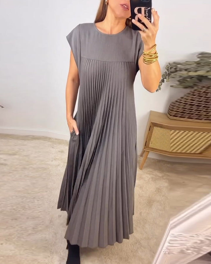 Edith™ | Falten-Maxikleid