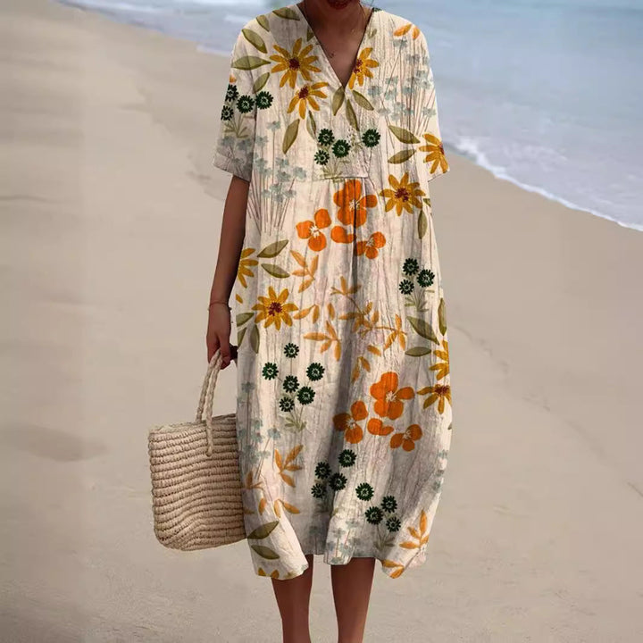 Nicka™ | Kleid mit lebendigem Blumenmuster
