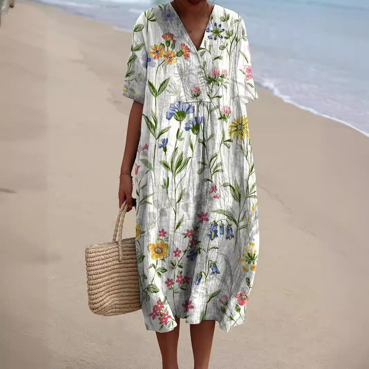 Nicka™ | Kleid mit lebendigem Blumenmuster
