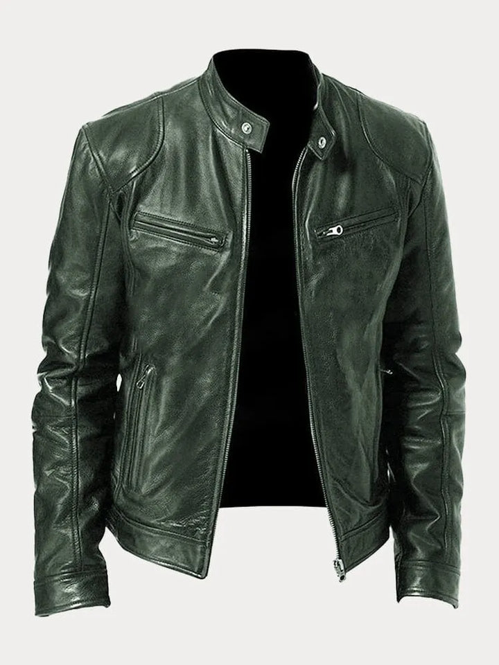 Victor™ - Zeitlose Lederjacke für Herren