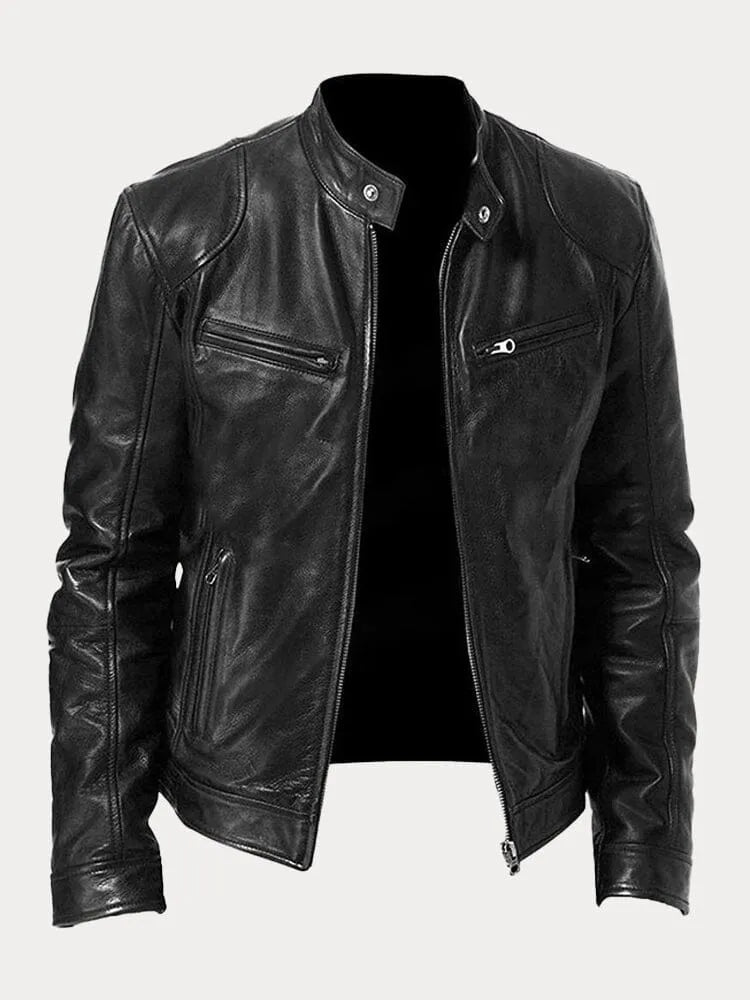 Victor™ - Zeitlose Lederjacke für Herren