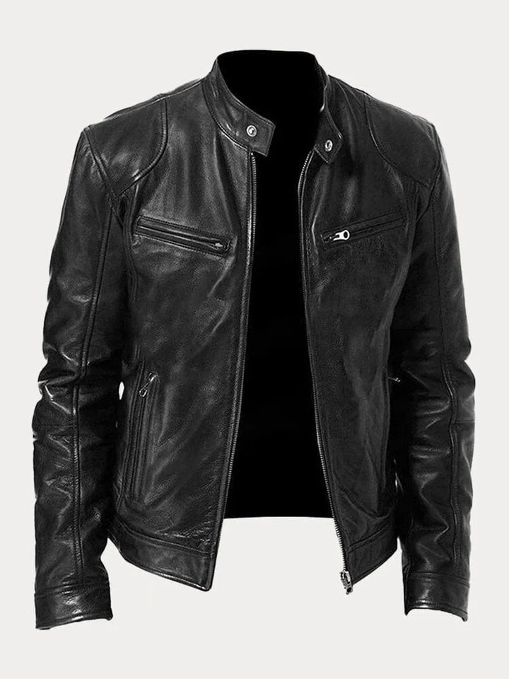 Victor™ - Zeitlose Lederjacke für Herren