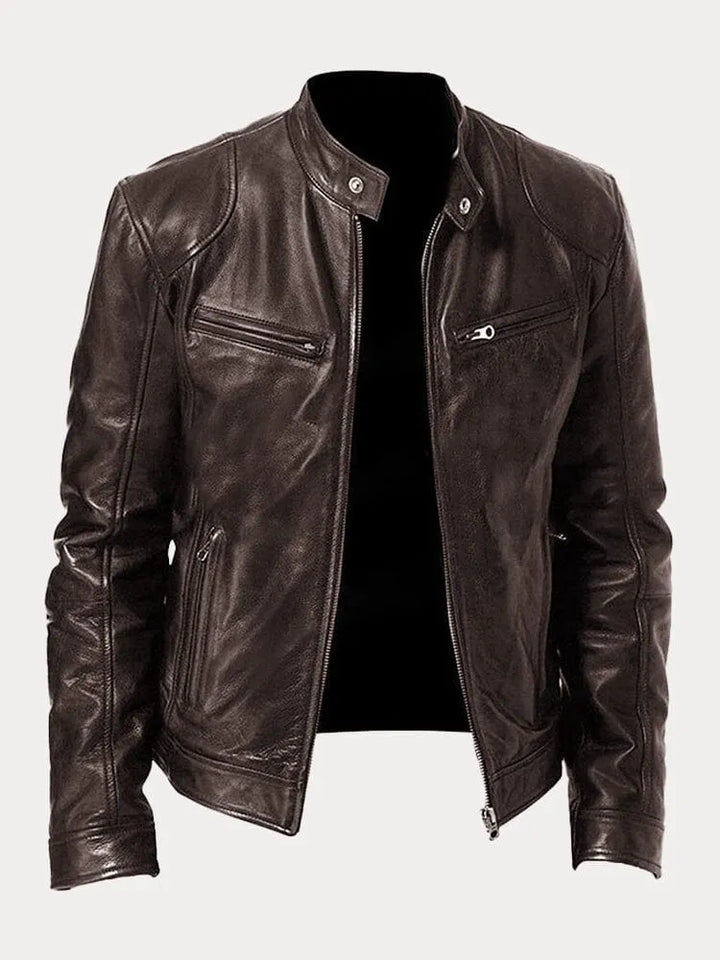 Victor™ - Zeitlose Lederjacke für Herren