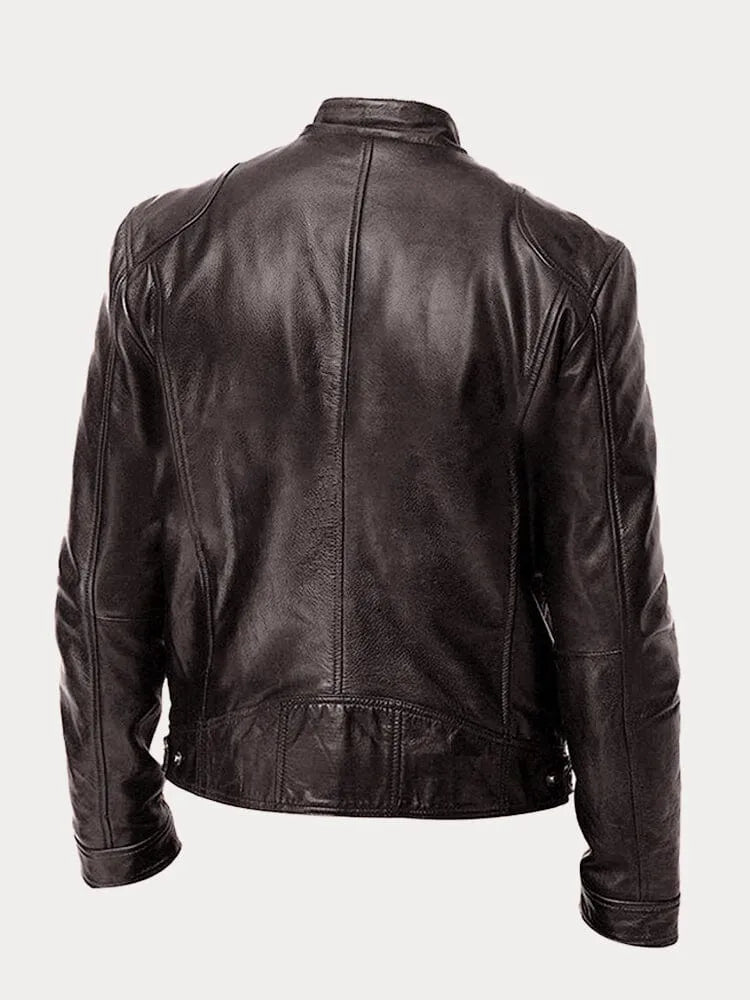 Victor™ - Zeitlose Lederjacke für Herren