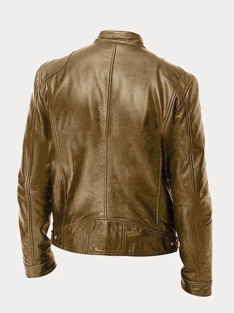 Victor™ - Zeitlose Lederjacke für Herren