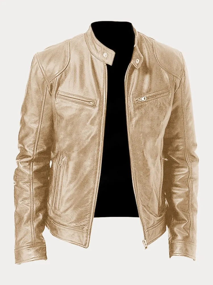 Victor™ - Zeitlose Lederjacke für Herren