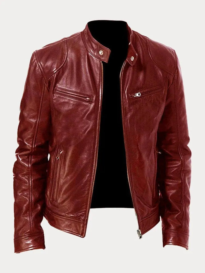 Victor™ - Zeitlose Lederjacke für Herren