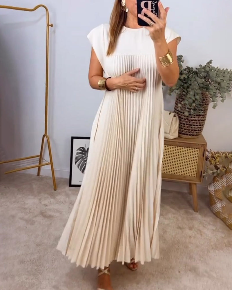 Edith™ | Falten-Maxikleid