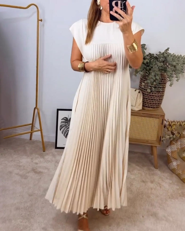 Edith™ | Falten-Maxikleid