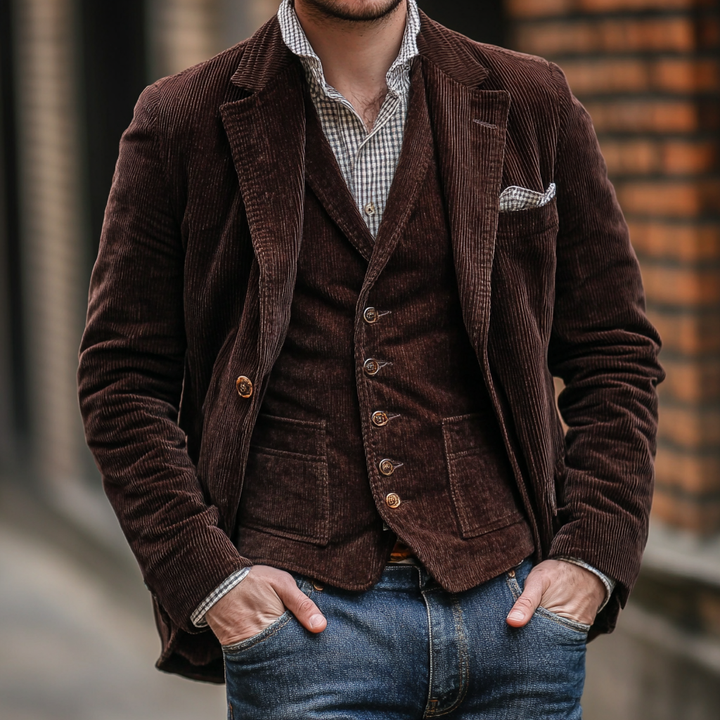 Patricio™ - klassischer Blazer und Weste