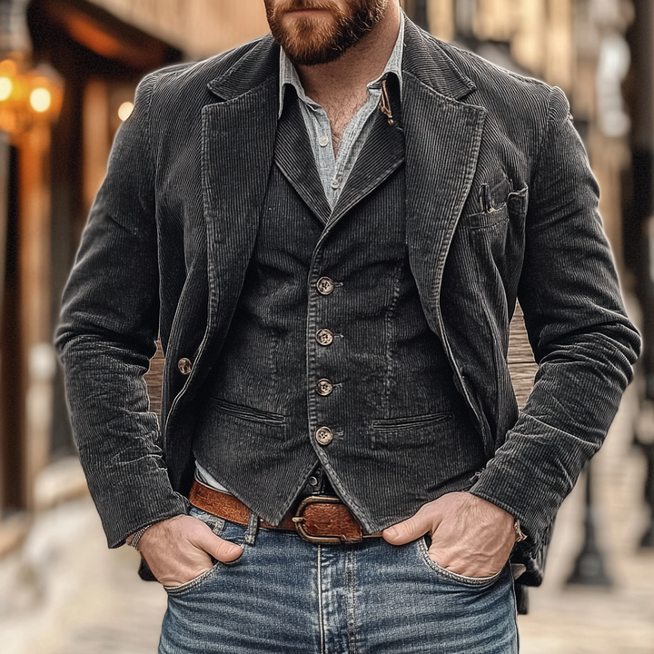Patricio™ - klassischer Blazer und Weste