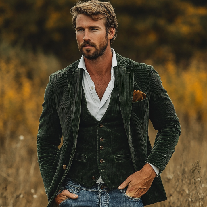 Patricio™ - klassischer Blazer und Weste