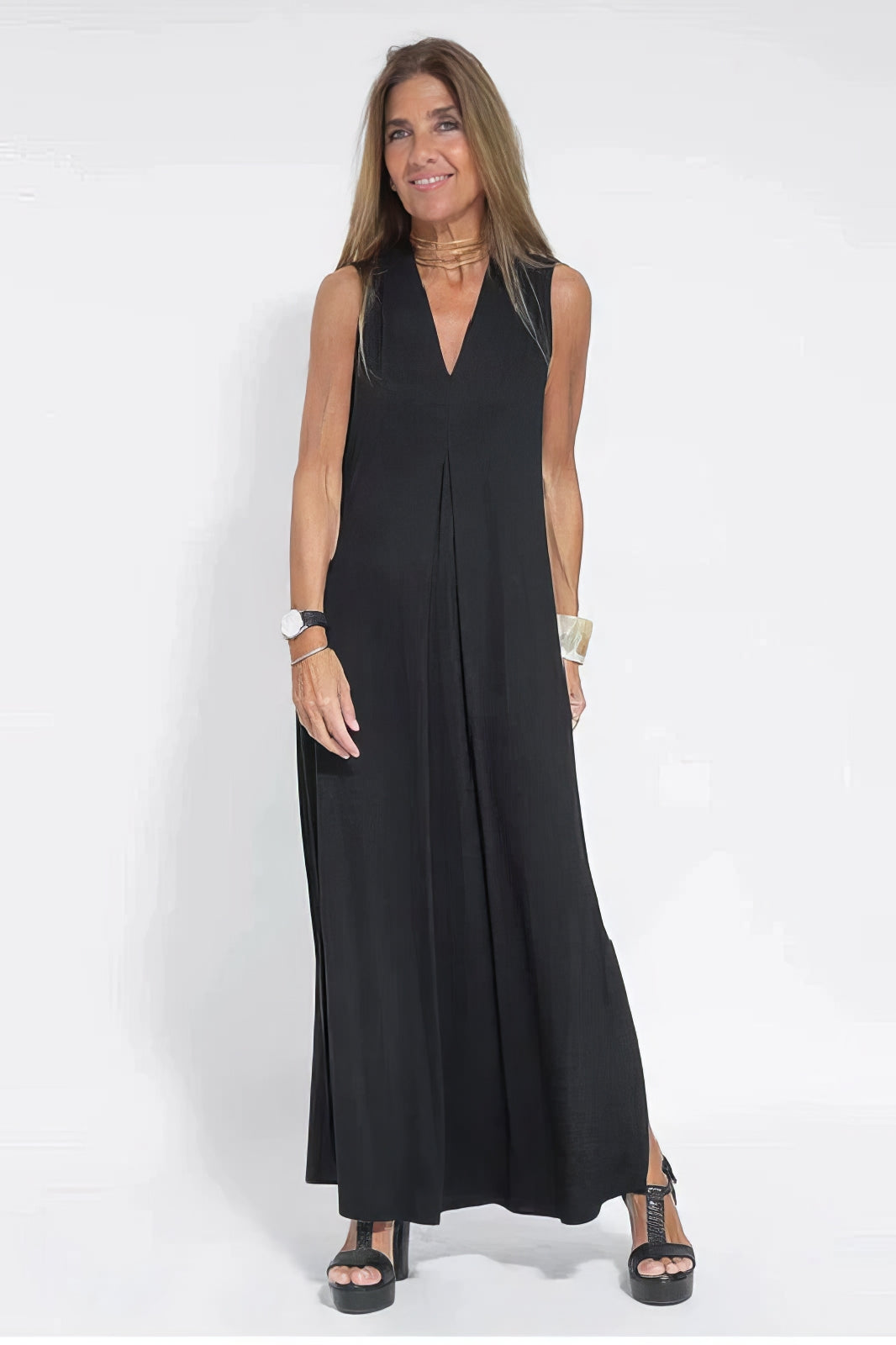Frieda™ | Elegantes langes Kleid + passender Cardigan als GESCHENK