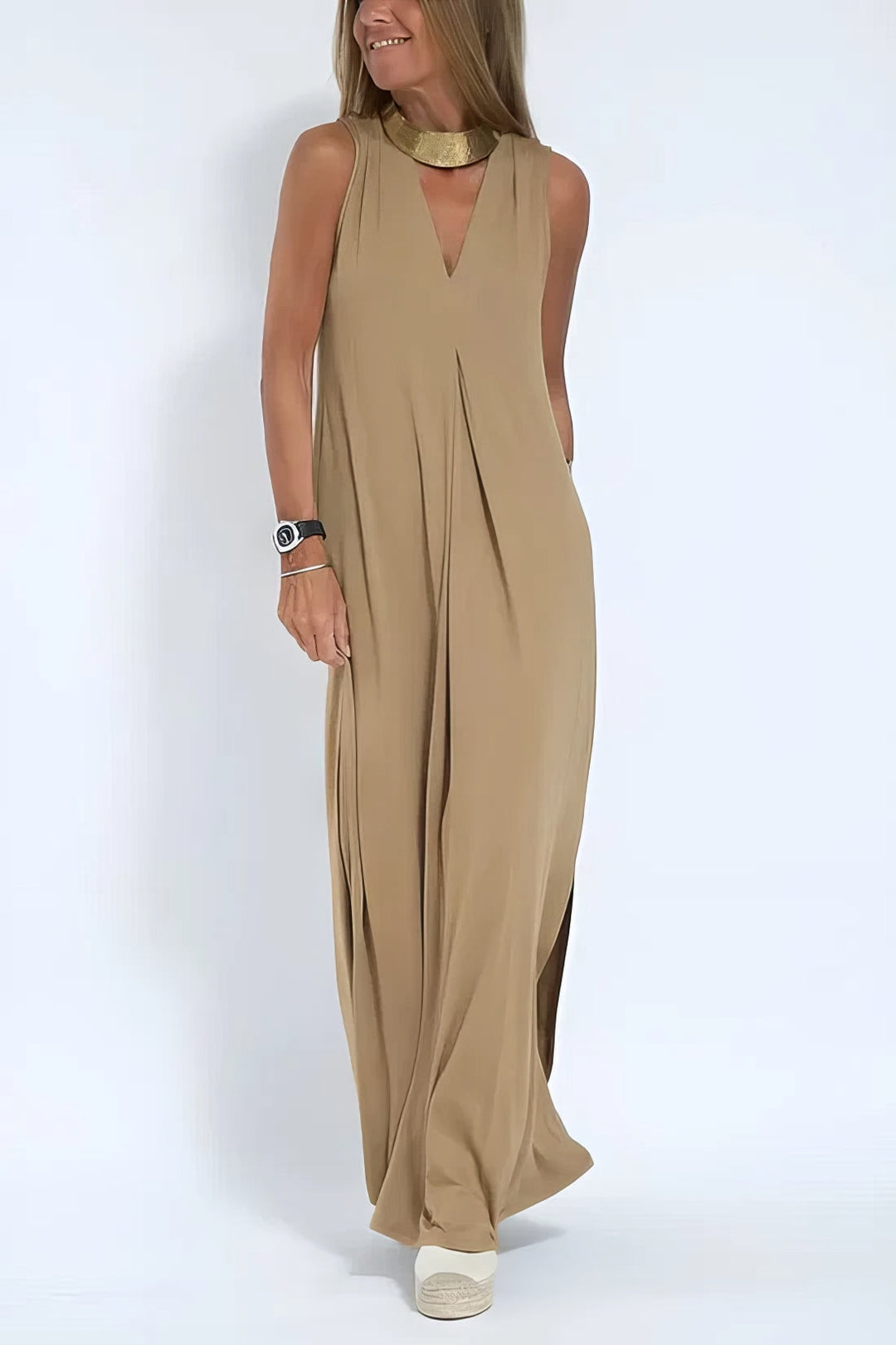 Frieda™ | Elegantes langes Kleid + passender Cardigan als GESCHENK