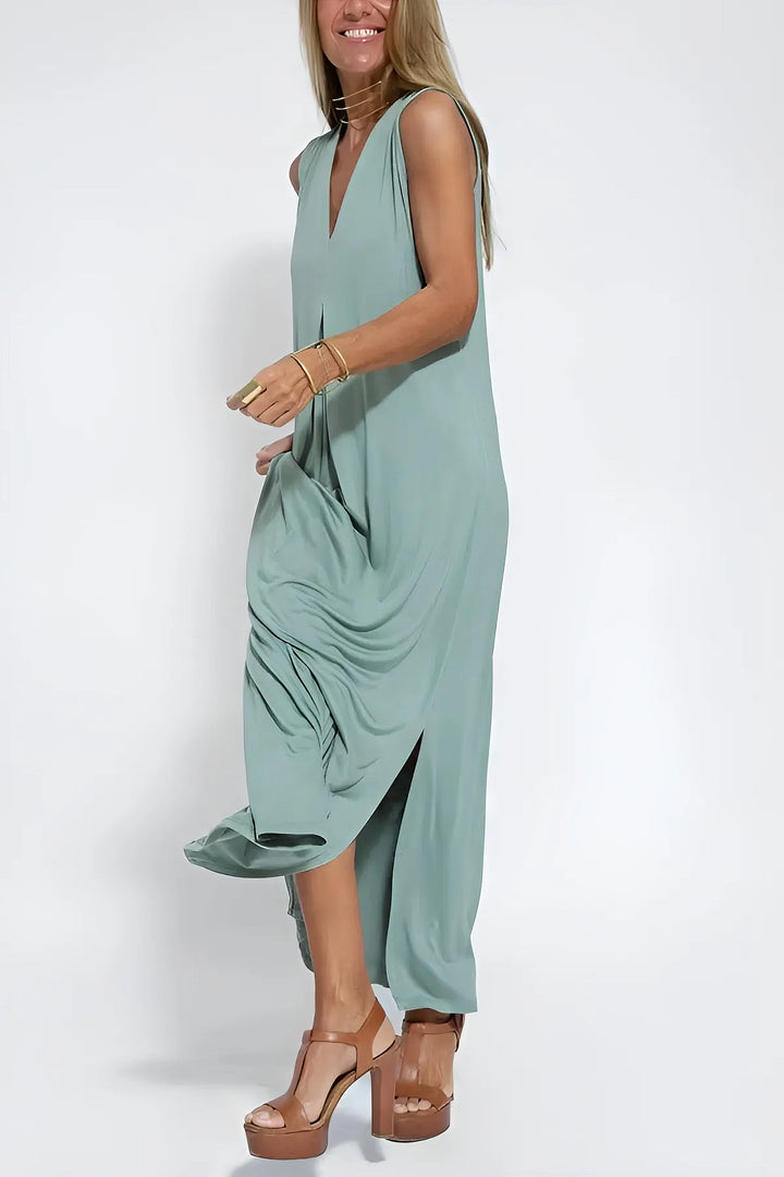 Frieda™ | Elegantes langes Kleid + passender Cardigan als GESCHENK